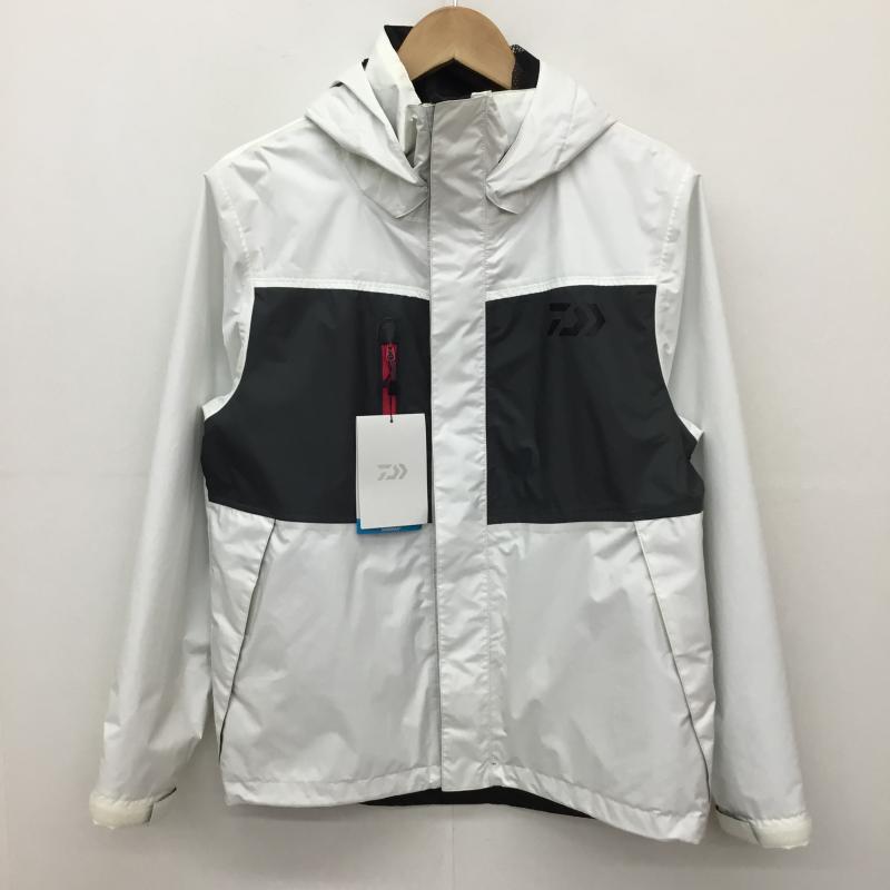 ダイワ DAIWA ジャケット、上着 ジャケット、ブレザー DR-36008 レインマックス レインスーツ S ロゴ、文字 白 / ホワイト / メンズ USED 古着 中古 10135122
