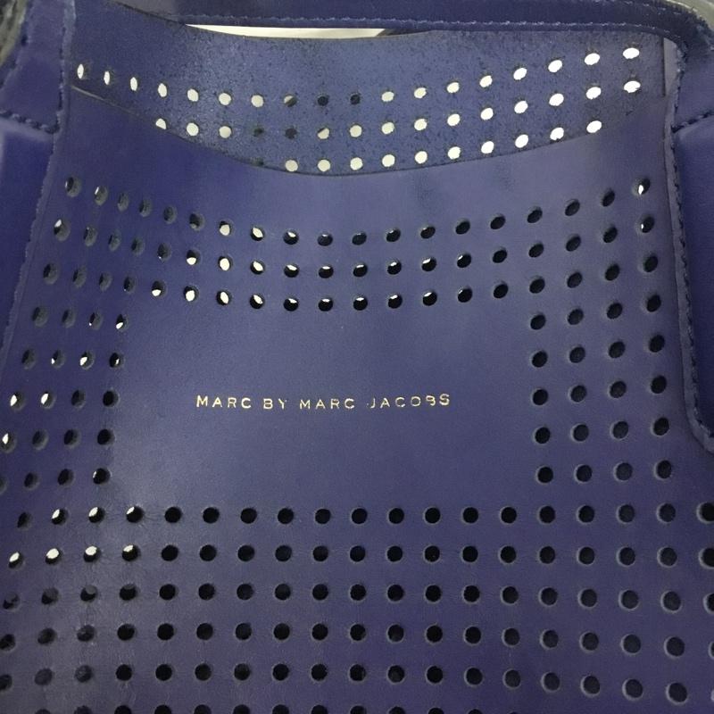 マークバイマークジェイコブス MARC by MARC JACOBS トートバッグ トートバッグ パンチング ロゴ、文字 青 / ブルー / レディース USED 古着 中古 10137944