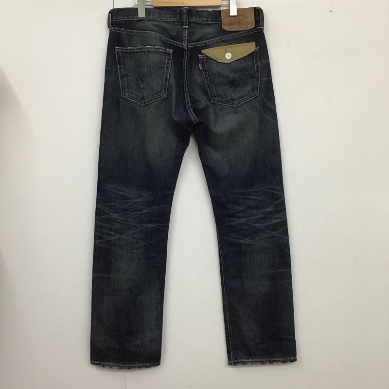 リーバイストラウスアンドコー Levi Strauss & co. パンツ デニム、ジーンズ デニムパンツ ストレートパンツ ワイドパンツ カジュアルパンツ 2008年 34 無地 インディゴ / インディゴ /  メンズ USED 古着 中古 10124650