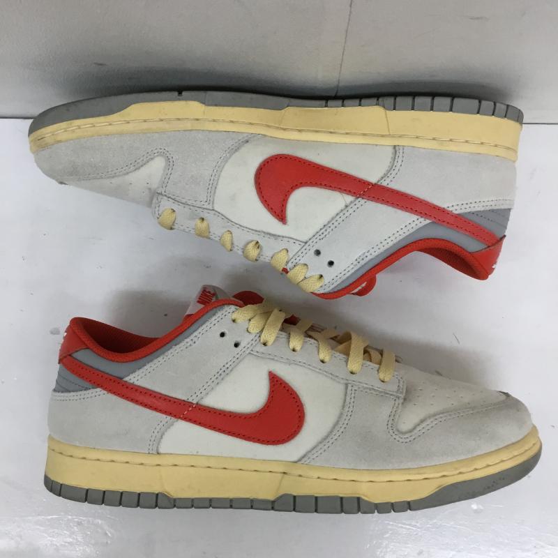 ナイキ NIKE スニーカー スニーカー Dunk Low Athletic Department Picante Red FJ5429-133 28.0cm ロゴ、文字 灰 / グレー / X ベージュ / ベージュ / X 橙 / オレンジ / メンズ USED 古着 中古 10137809