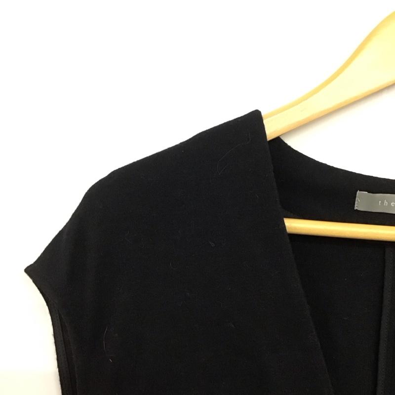 セオリーリュクス theory luxe ワンピース ロングスカート 03-4305030-050-038 BLOOMJERSEYDANCY ロングワンピース 38 無地 黒 / ブラック / レディース USED 古着 中古 10134131