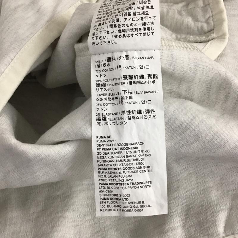 プーマ PUMA トレーナー 長袖 S 無地 白 / ホワイト / レディース USED 古着 中古 10121907
