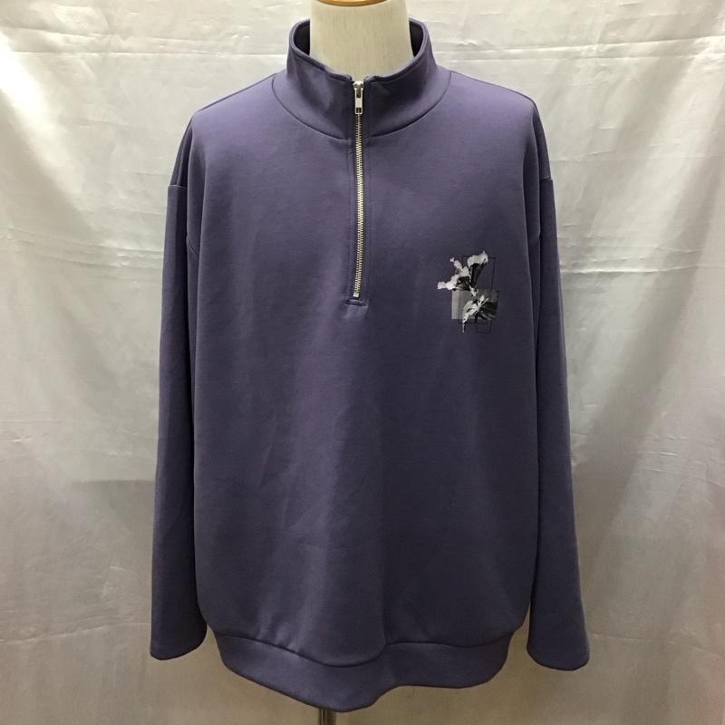 ハレ HARE トレーナー 長袖 FREE プリント 紫 / パープル /  メンズ USED 古着 中古 10118409
