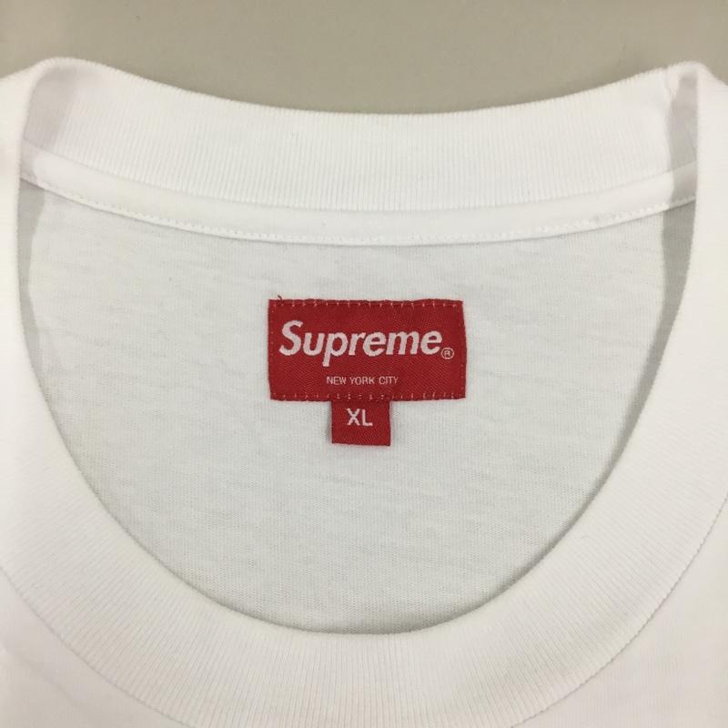 シュプリーム Supreme Tシャツ 半袖 FW22Week2 シャドースクリプトTシャツ 半袖カットソー プリントTシャツ XL ロゴ、文字 白 / ホワイト / メンズ USED 古着 中古 10113868