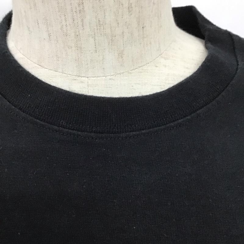 アヴィレックス AVIREX Tシャツ 半袖 半袖カットソー 無地Tシャツ クルーネックカットソー XL 無地 黒 / ブラック / メンズ USED 古着 中古 10107307