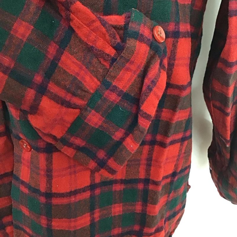 ペンドルトン PENDLETON シャツ、ブラウス 長袖 長袖シャツ カラーシャツ ポケットシャツ 長袖カットソー チェックシャツ 70s M チェック マルチカラー / マルチカラー /  メンズ USED 古着 中古 10109849