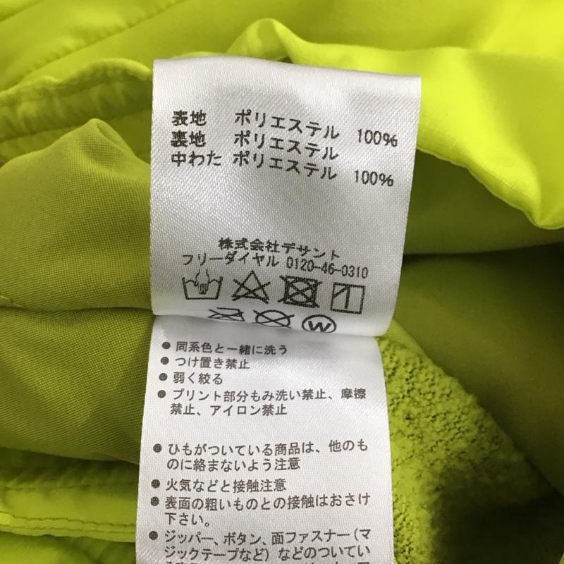 デサント DESCENTE ジャケット、上着 ジャンパー、ブルゾン L 無地 黄緑 / イエローグリーン / メンズ USED 古着 中古 10145957