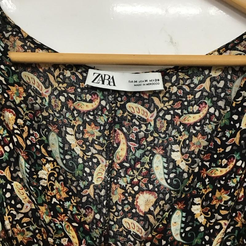 ザラ ZARA ワンピース ロングスカート M 総柄 マルチカラー / マルチカラー / レディース USED 古着 中古 10137449