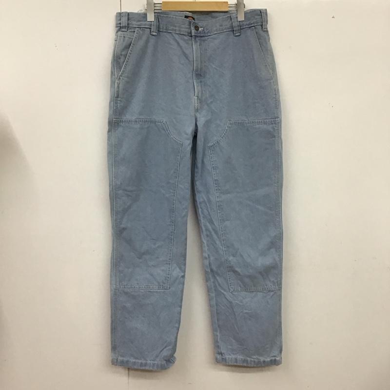 ディッキーズ Dickies パンツ デニム、ジーンズ デニムパンツ ワイドパンツ カジュアルパンツ 36 無地 インディゴ / インディゴ /  メンズ USED 古着 中古 10124927