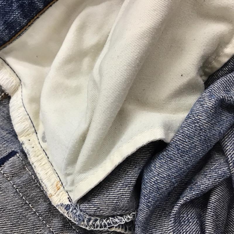 リーバイストラウスアンドコー Levi Strauss & co. パンツ デニム、ジーンズ デニムパンツ ワイドパンツ カジュアルパンツ Gパン 33インチ 無地 インディゴ / インディゴ /  メンズ USED 古着 中古 10128676