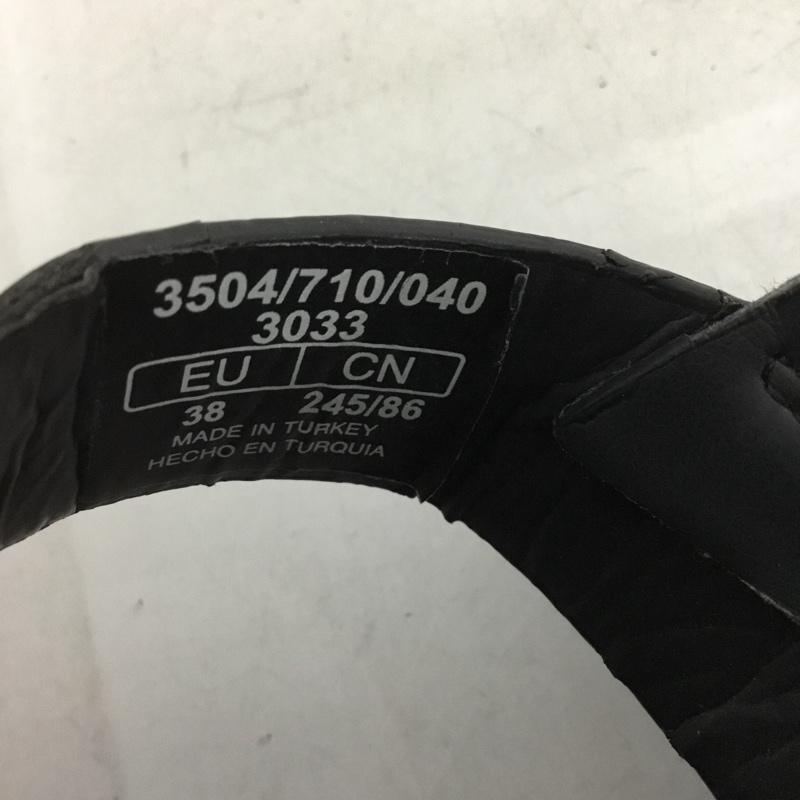 ザラ ZARA サンダル サンダル 3504 710 040 グルカサンダル EU38 無地 黒 / ブラック / レディース USED 古着 中古 10133188