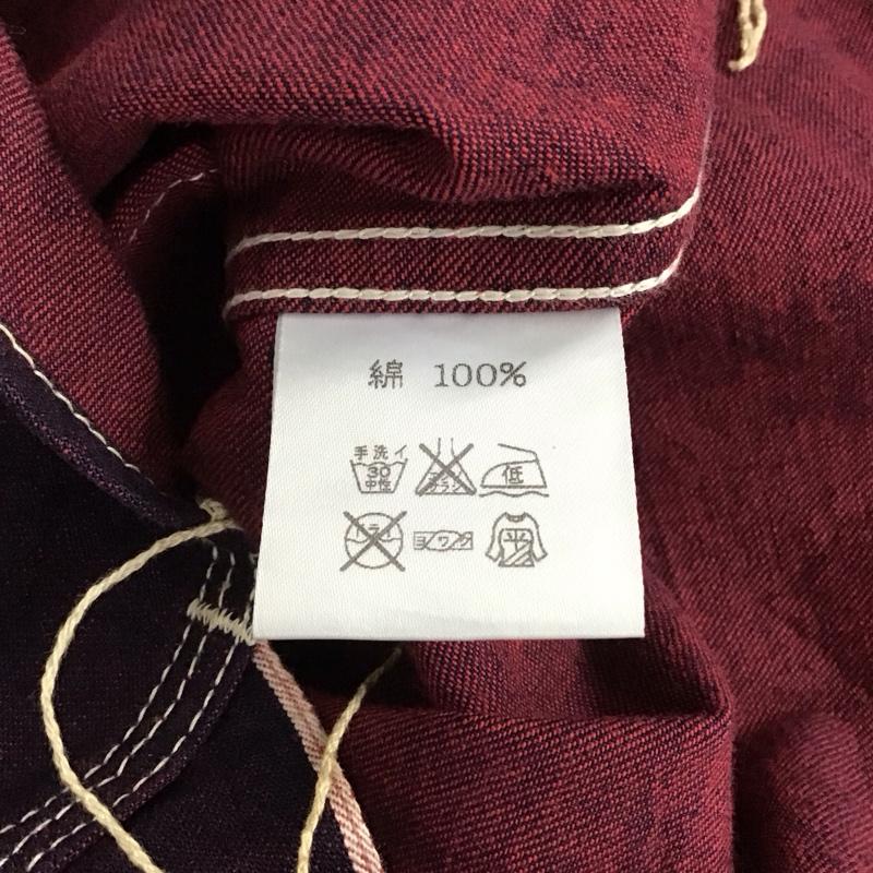 クラシキテンリョウデニム 倉敷天領デニム シャツ、ブラウス 長袖 長袖シャツ 無地シャツ カラーシャツ M 無地 紫 / パープル / メンズ USED 古着 中古 10136553