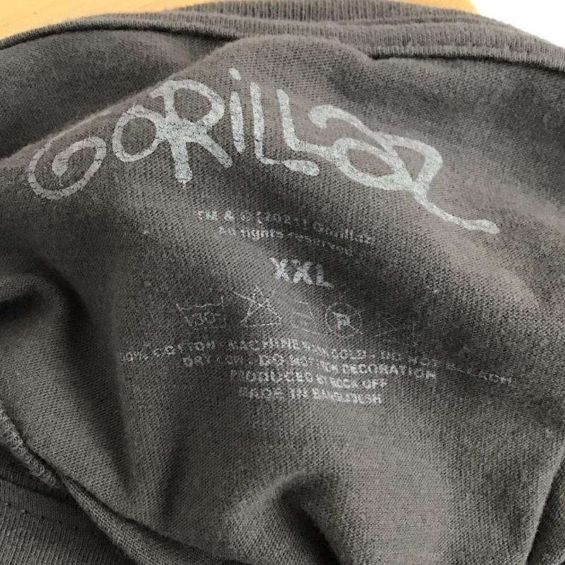 古着 USED Tシャツ 半袖 Gorillaz バンドTシャツ クルーネック XXL プリント 灰 / グレー / メンズ USED 古着 中古 10123347