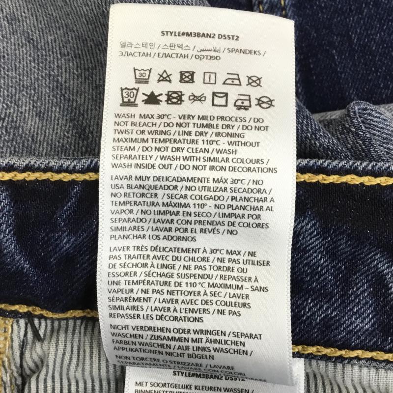 ゲス Guess パンツ デニム、ジーンズ M3BAN2 31インチ 無地 青 / ブルー / メンズ USED 古着 中古 10134241