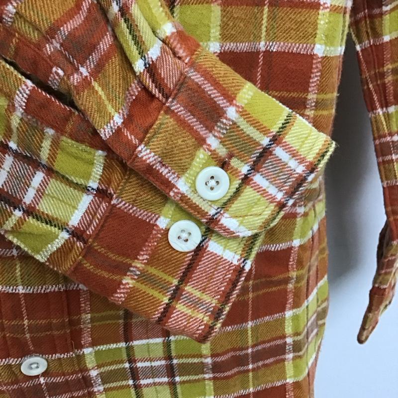 エディーバウアー Eddie Bauer シャツ、ブラウス 長袖 長袖シャツ カラーシャツ ポケットシャツ 長袖カットソー チェックシャツ S チェック マルチカラー / マルチカラー /  メンズ USED 古着 中古 10112840