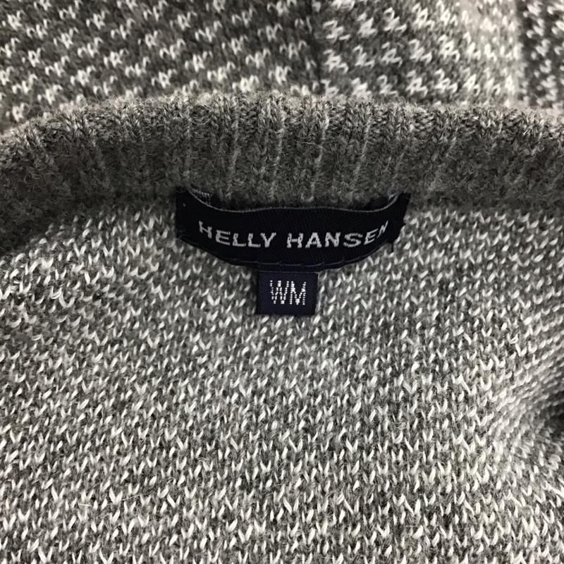 ヘリーハンセン HELLY HANSEN ニット、セーター 長袖 hoe51660 L/S Thermolite Jacquard Sweater ロングスリーブ サーモライトジャカードセーター M 無地 灰 / グレー / レディース USED 古着 中古 10123599