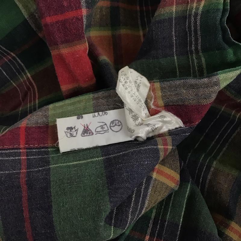 チャップスラルフローレン CHAPSRALPHLAUREN シャツ、ブラウス 半袖 半袖シャツ チェックシャツ ボタンダウンシャツ M チェック マルチカラー / マルチカラー / メンズ USED 古着 中古 10111135