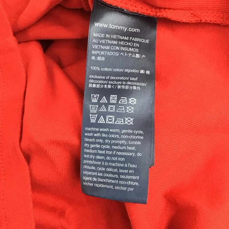 トミーヒルフィガー TOMMY HILFIGER Tシャツ 半袖 M 無地 赤 / レッド / レディース USED 古着 中古 10129640