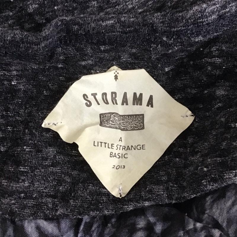 ストラマ STORAMA カットソー 半袖 半袖カットソー クルーネックカットソー フリルカットソー 切り替えカットソー 総柄 灰 / グレー / メンズ USED 古着 中古 10106740