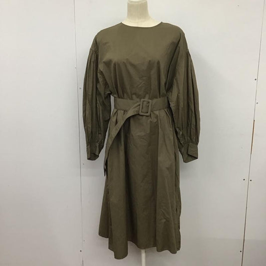 ジムフレックス GYMPHLEX ワンピース ロングスカート TY42-116-01 長袖 ワンポイント ベージュ / ベージュ /  レディース USED 古着 中古 10133365