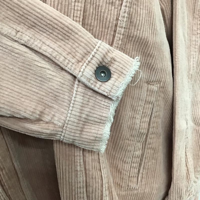 ザラ ZARA ジャケット、上着 ジャケット、ブレザー 8372 721 620 コーデュロイジャケット L 無地 桃 / ピンク / レディース USED 古着 中古 10120351