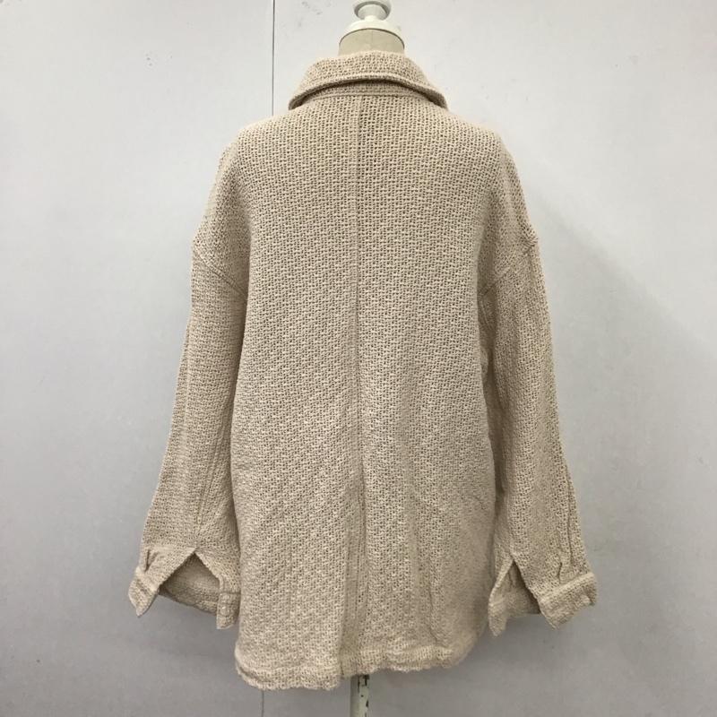 マウジー MOUSSY シャツ、ブラウス 長袖 010DS330-0550 MESH SHIRTS JACKET メッシュ FREE 無地 アイボリー / アイボリー / レディース USED 古着 中古 10120235