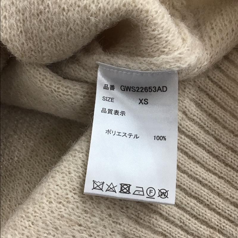 グローバルワーク GLOBAL WORK カーディガン 長袖 XS 無地 ベージュ / ベージュ / レディース USED 古着 中古 10131688