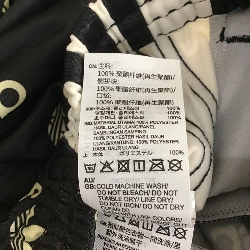 アディダスオリジナルス adidas originals ボトムス ボトムス hm4883 AdibreakMonogramTrackPants ワイドパンツ ジャージ ロゴ、文字 白 / ホワイト / X 黒 / ブラック / レディース USED 古着 中古 10105823