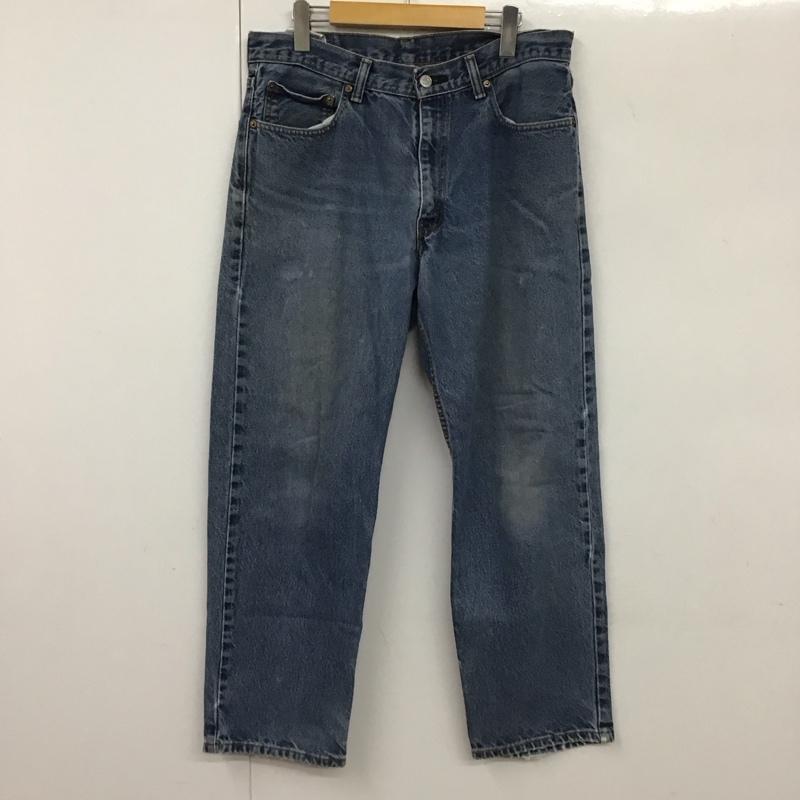 リーバイストラウスアンドコー Levi Strauss & co. パンツ デニム、ジーンズ デニムパンツ ワイドパンツ カジュアルパンツ 34 無地 インディゴ / インディゴ / メンズ USED 古着 中古 10131000