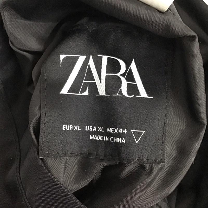 ザラ ZARA ジャケット、上着 ジャンパー、ブルゾン ジップアップジャケット ジャンパー リバーシブル パーカージャケット アウター XL 無地 黒 / ブラック /  メンズ USED 古着 中古 10124714
