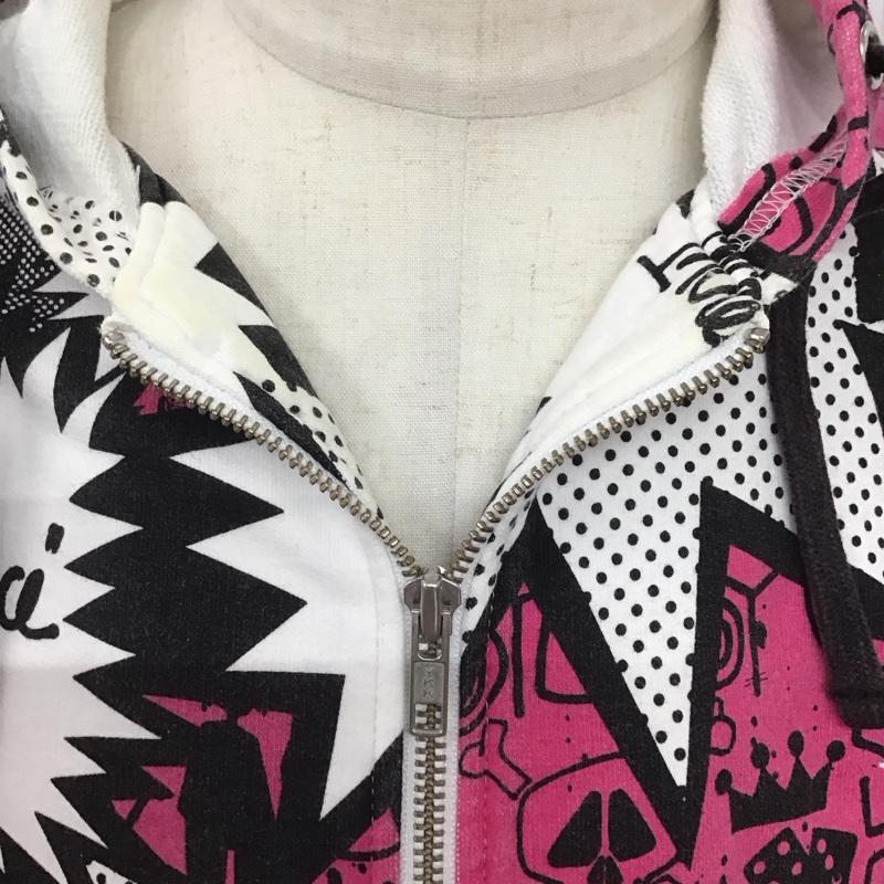 ステューシー STUSSY パーカー 長袖 ジップアップパーカー 長袖パーカー カジュアルジャケット XL プリント マルチカラー / マルチカラー /  メンズ USED 古着 中古 10125550