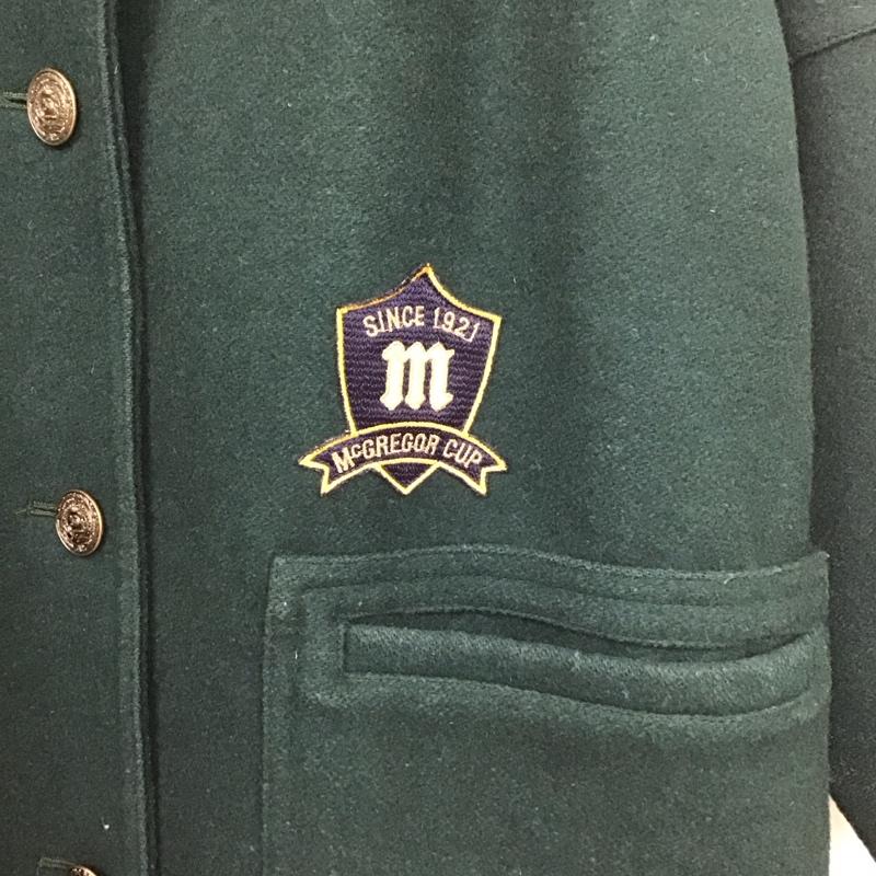 マッコイスポーツウェア McCOY Sports Wear ジャケット、上着 ジャケット、ブレザー アウター スタジャン 古着 前ボタン L ロゴ、文字 緑 / グリーン / メンズ USED 古着 中古 10138723