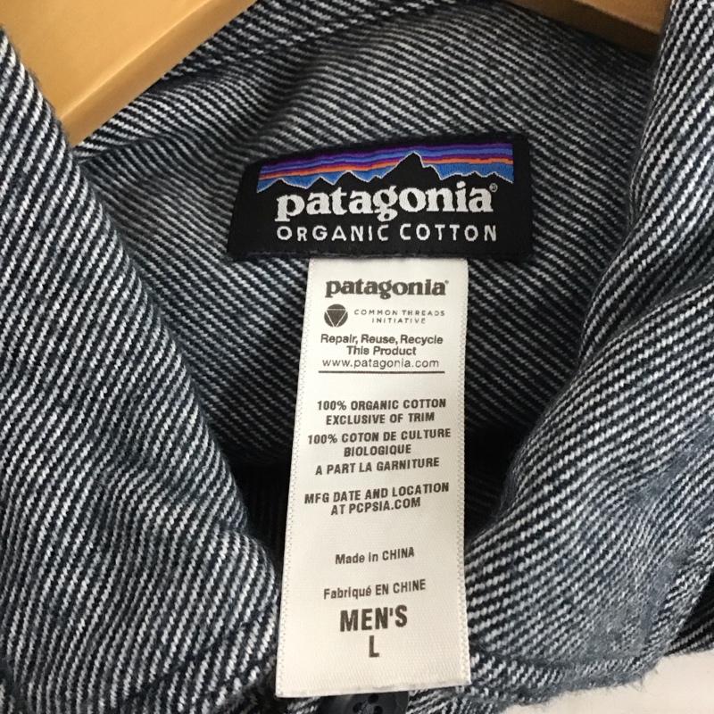 パタゴニア patagonia シャツ、ブラウス 長袖 長袖シャツ 無地シャツ カラーシャツ L インディゴ / インディゴ / メンズ USED 古着 中古 10130542