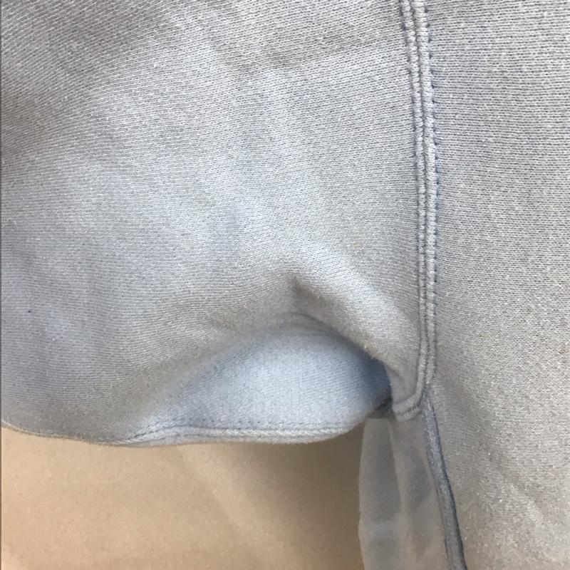 チャンピオン Champion トレーナー 長袖 スウェット 裏起毛 L ワンポイント 水色 / ライトブルー / メンズ USED 古着 中古 10111859