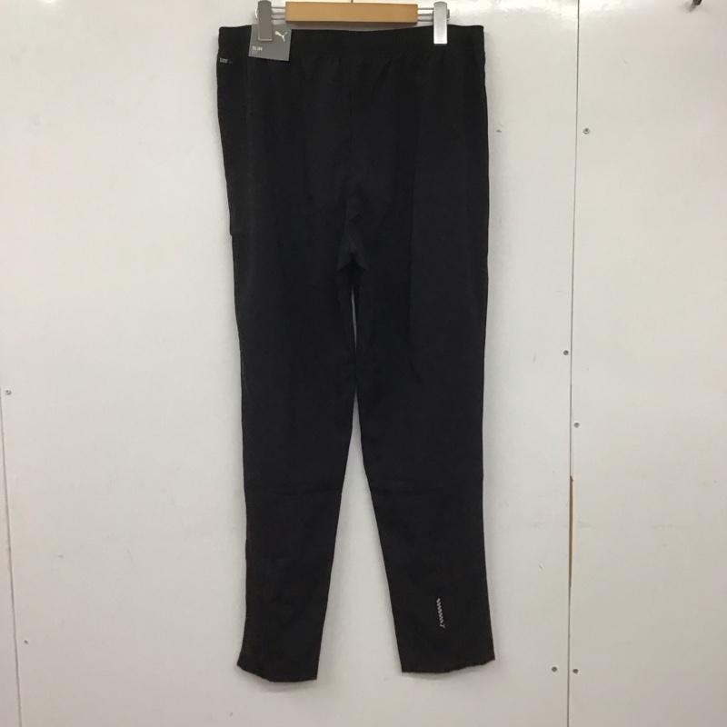 プーマ PUMA パンツ ワークパンツ、ペインターパンツ 523701 01 テーパードパンツ ランニングウェア ロングパンツ スポーツウェア XL ロゴ、文字 黒 / ブラック / メンズ USED 古着 中古 10138939