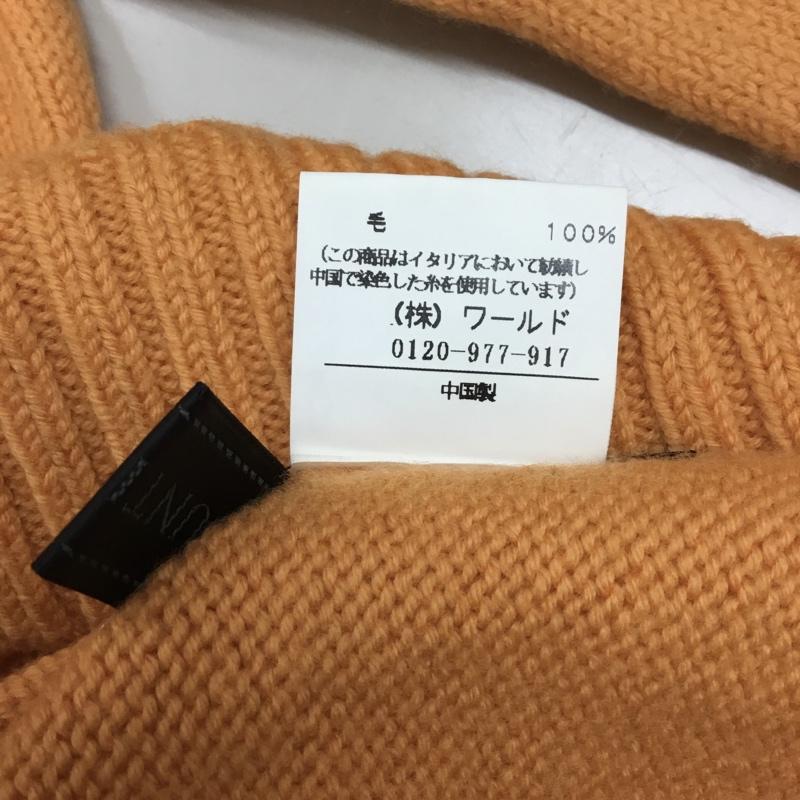 アンタイトル UNTITLED ニット、セーター 長袖 タートルネック 2 無地 橙 / オレンジ / レディース USED 古着 中古 10118036