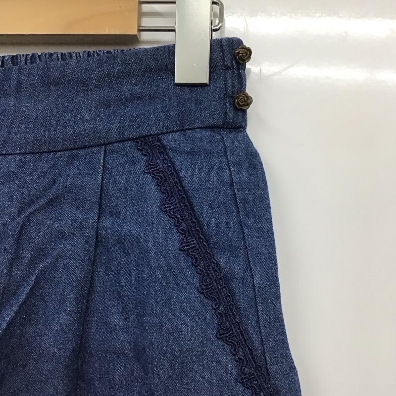 アクシーズファム axes femme パンツ デニム、ジーンズ M 無地 X 刺繍 インディゴ / インディゴ / レディース USED 古着 中古 10130823