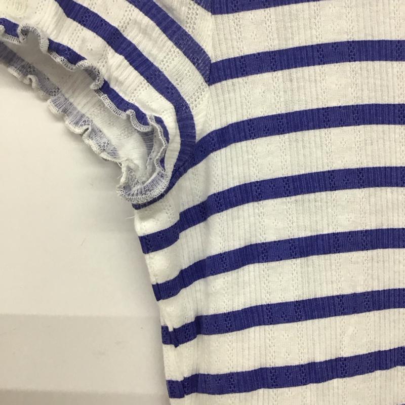 ポロラルフローレン POLO RALPH LAUREN ワンピース ミニスカート XL ボーダー柄 白 / ホワイト / X 水色 / ライトブルー /  レディース USED 古着 中古 10131974