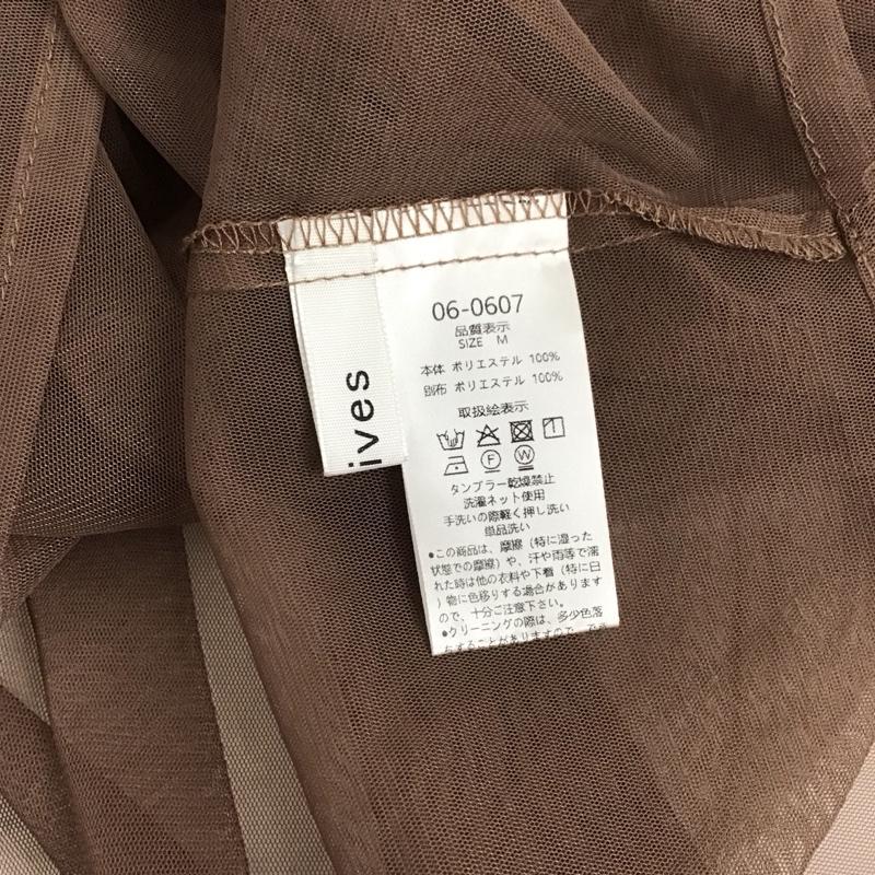 アルシーヴ archives カットソー 半袖 バルーンチュールTOPS バルーン袖 M 無地 桃 / ピンク / レディース USED 古着 中古 10129195