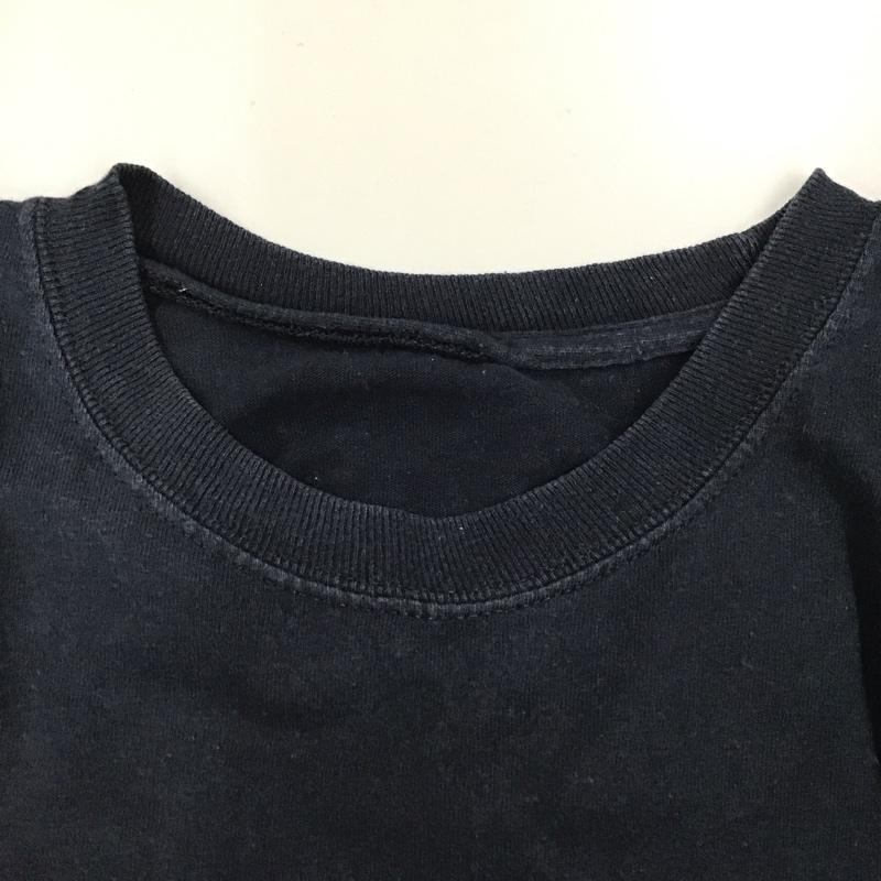 古着 USED カットソー 長袖 長袖カットソー クルーネックカットソー ロングスリーブカットソー プリントTシャツ プリント 黒 / ブラック / メンズ USED 古着 中古 10120489
