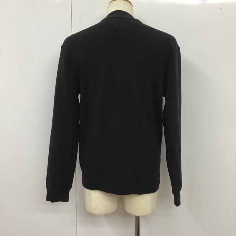 トミー ジーンズ TOMMY JEANS カットソー 長袖 長袖カットソー スタンドネックカットソー ロングスリーブカットソー M ロゴ、文字 黒 / ブラック /  メンズ USED 古着 中古 10112693