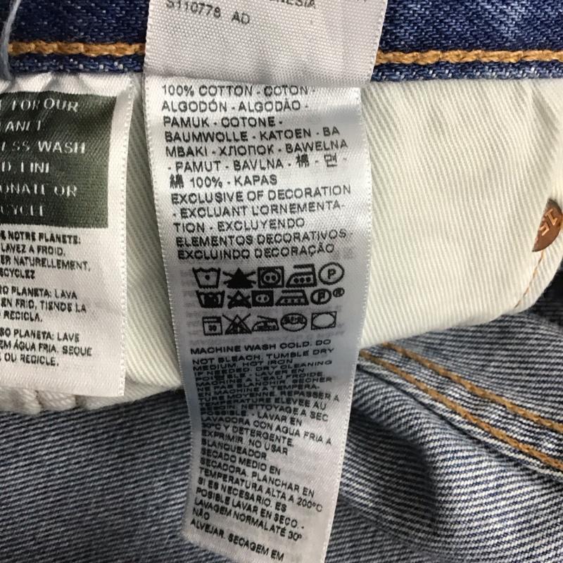 リーバイストラウスアンドコー Levi Strauss & co. パンツ デニム、ジーンズ デニムパンツ ストレートパンツ スリムパンツ ダメージパンツ 32インチ ダメージ加工 インディゴ / インディゴ /  メンズ USED 古着 中古 10123971