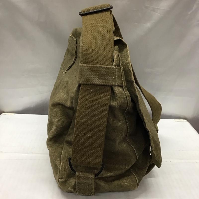 古着 USED ショルダーバッグ ショルダーバッグ ミリタリー フランス軍 リネンショルダー 無地 カーキ / カーキ / メンズ USED 古着 中古 10117912