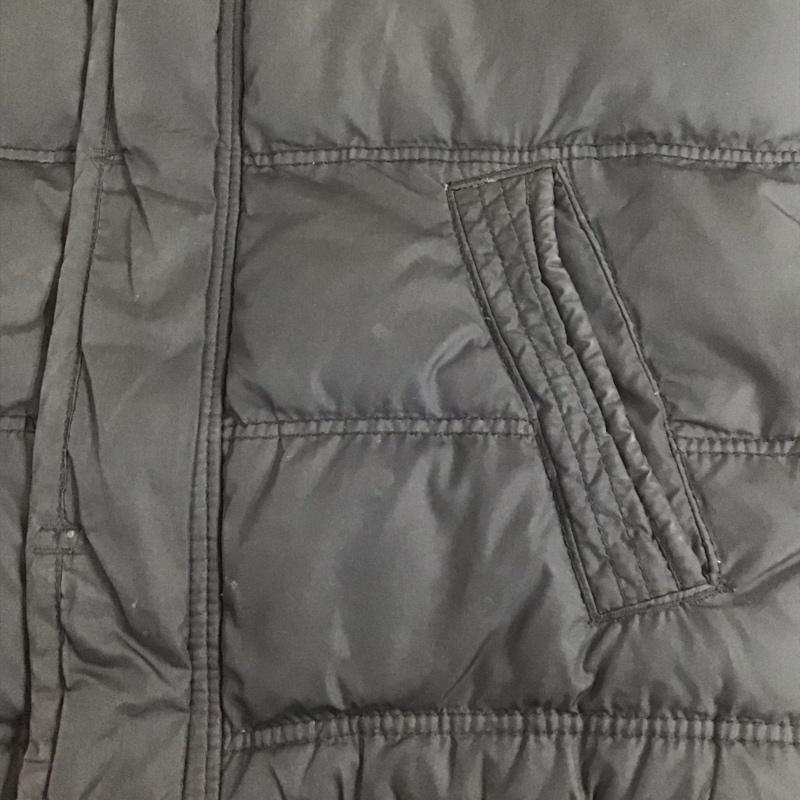 アバクロンビーアンドフィッチ ABERCROMBIE&FITCH ベスト ベスト ジップアップベスト ダウンベスト ノースリーブカットソー L 無地 黒 / ブラック / メンズ USED 古着 中古 10109811