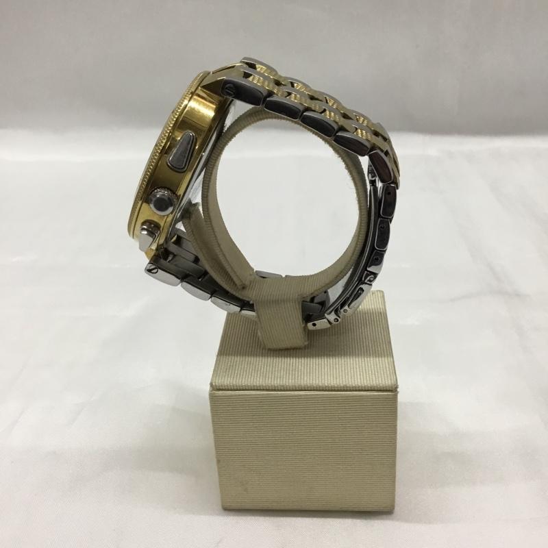 ウ゛ェルサスウ゛ェルサーチ VERSUSVERSACE 腕時計 アナログ(クォーツ式) VSP763218 ステンレス ロゴ、文字 金 / ゴールド / X 銀 / シルバー / メンズ USED 古着 中古 10110145