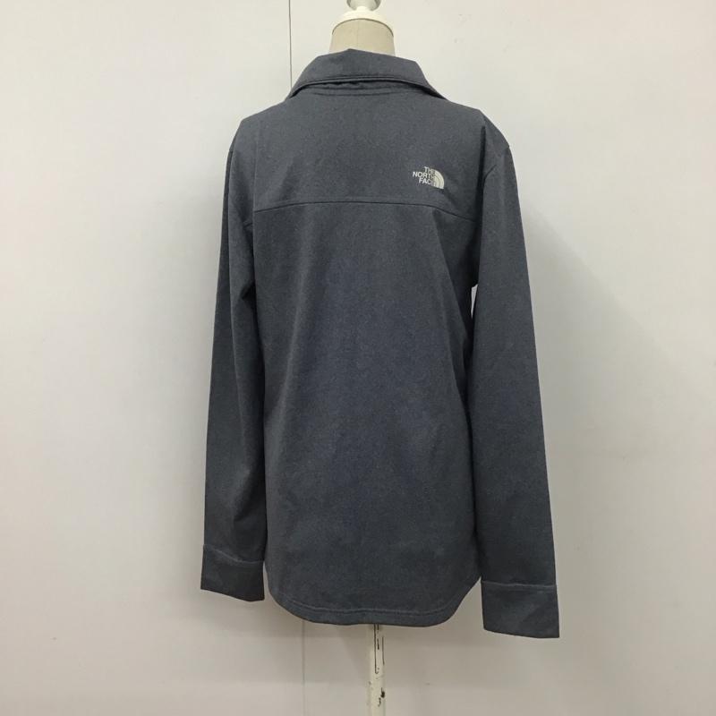 ザノースフェイス THE NORTH FACE ジャケット、上着 ジャケット、ブレザー T93RZJ フルジップ ストレッチ L ロゴ、文字 紺 / ネイビー / レディース USED 古着 中古 10112590