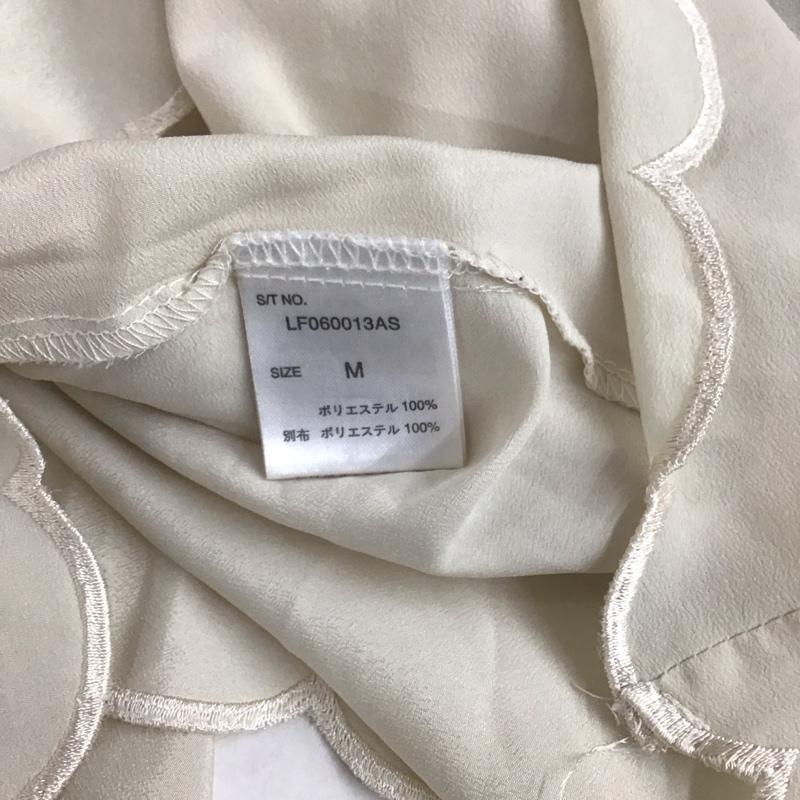 ローリーズファーム LOWRYS FARM シャツ、ブラウス 半袖 M 無地 ベージュ / ベージュ / レディース USED 古着 中古 10114008