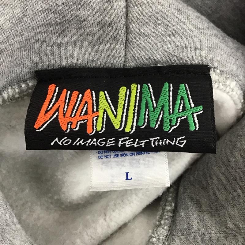 古着 USED パーカー 長袖 長袖パーカー フード付きパーカー プリントスウェット トレーナー wanima バンド L プリント 灰 / グレー /  メンズ USED 古着 中古 10124793