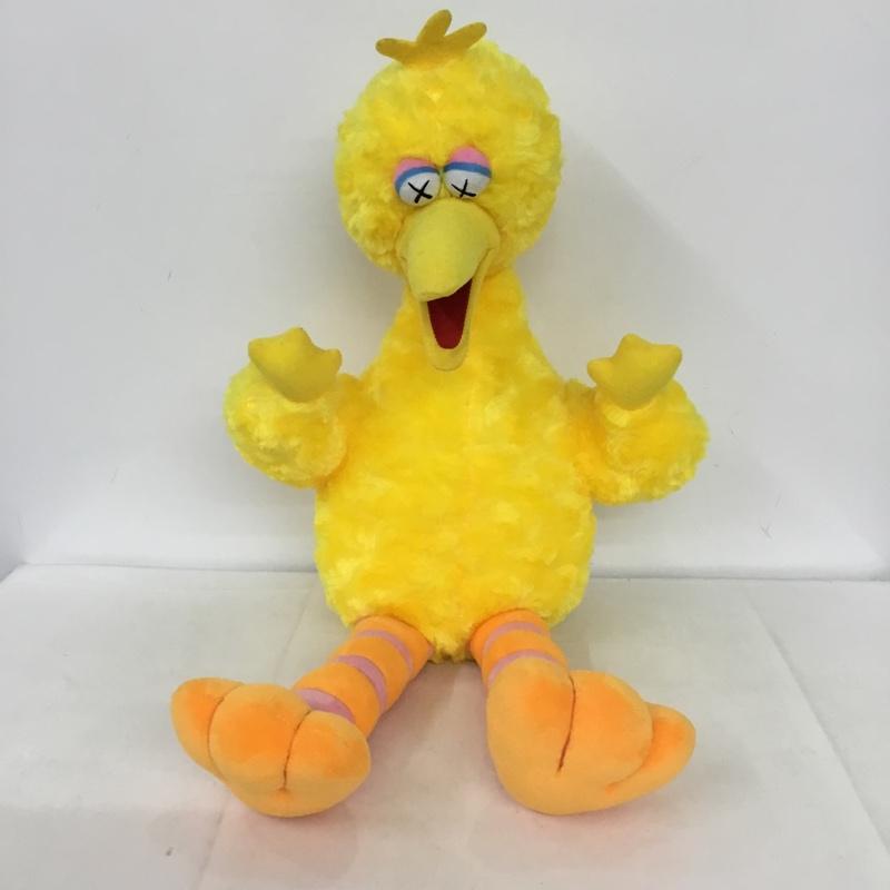 ユニクロ UNIQLO ファッション小物 ファッション小物 361-414921 KAWS x SESAME STREET ぬいぐるみ タグ付き ビッグバード キャラクター 黄 / イエロー / メンズ USED 古着 中古 10131792