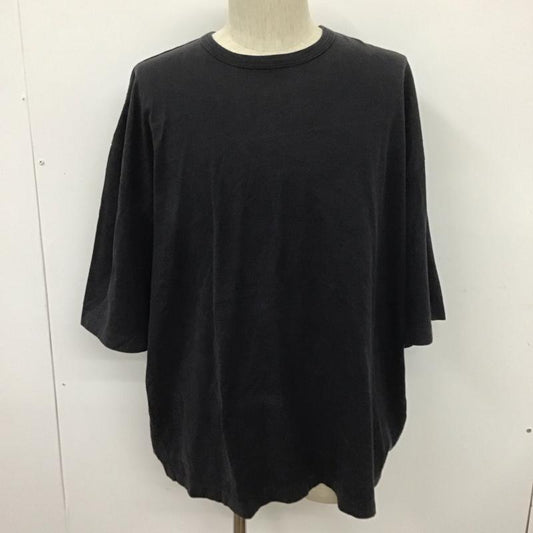 クーティー COOTIE Tシャツ 半袖 半袖カットソー プリントTシャツ クルーネックカットソー M 無地 黒 / ブラック /  メンズ USED 古着 中古 10110872